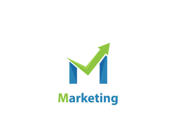 marketing-symbol - darstellung - logo grafiken stock-grafiken, -clipart, -cartoons und -symbole