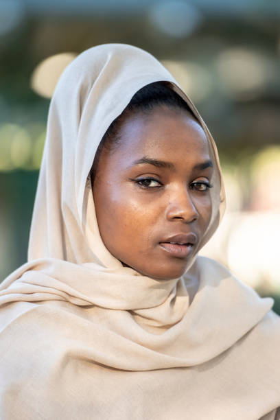 istock Muslim black young woman 1056044368