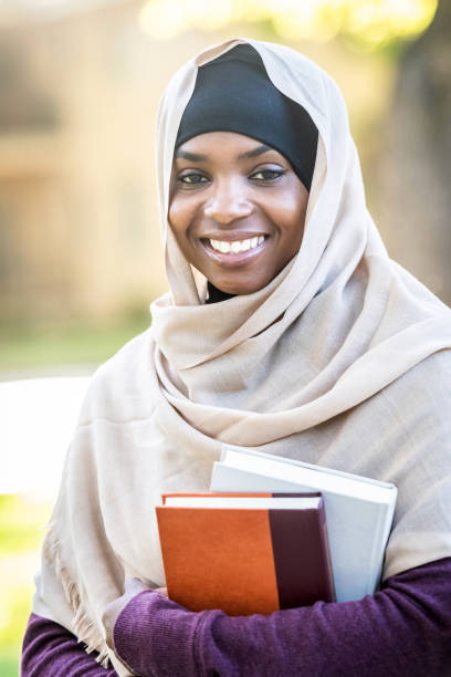 istock Muslim black young woman 1056044820