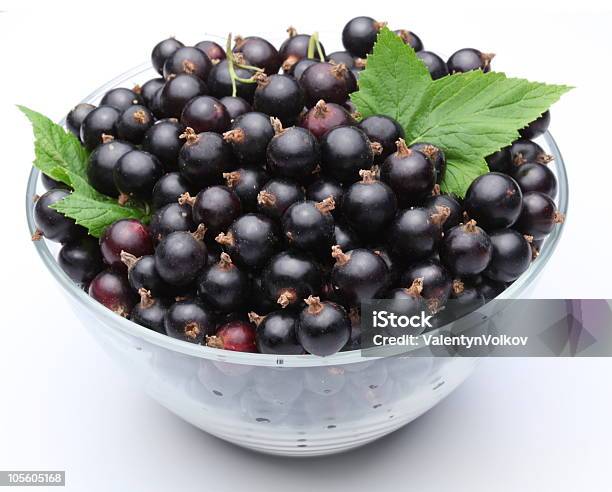 Crockery With Black Currant Stock Photo - Download Image Now - Black Color, Black Currant, Bowl