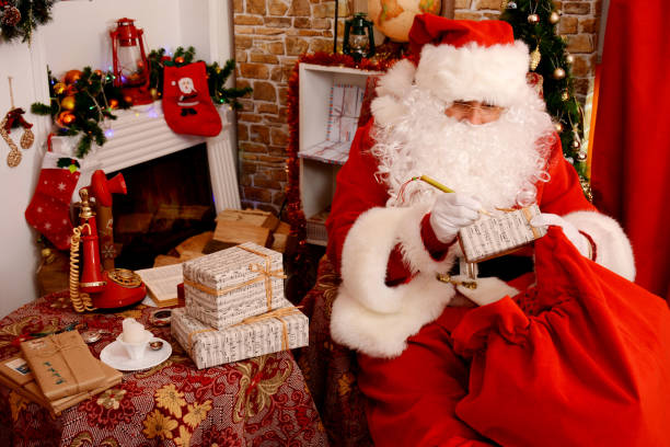 istock Santa Claus is preparing for Christmas. 1056063674