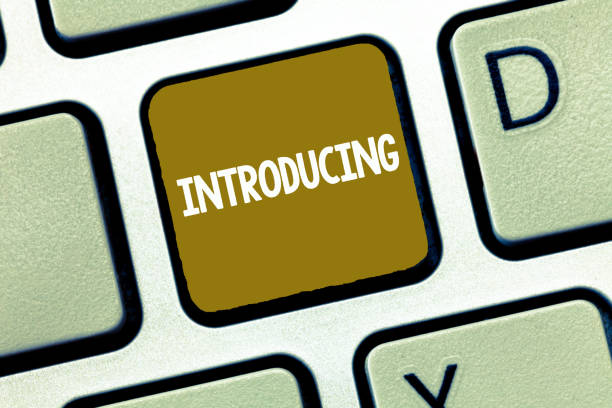 istock Conceptual hand writing showing Introducing. Business photo showcasing Presenting a topic or someone Initial approach First meeting 1056072252