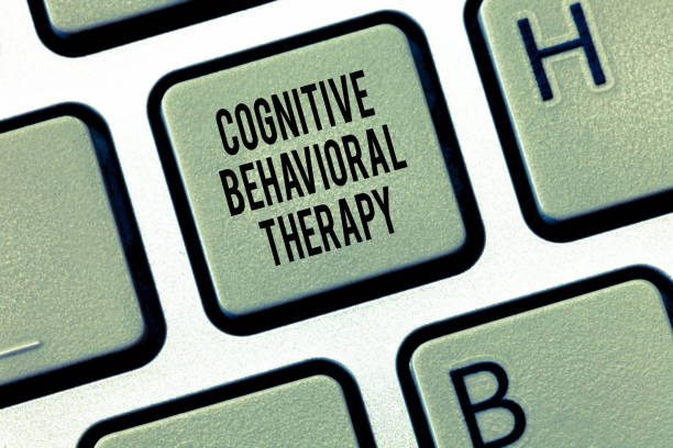 istock Text sign showing Cognitive Behavioral Therapy. Conceptual photo Psychological treatment for mental disorders 1056072520