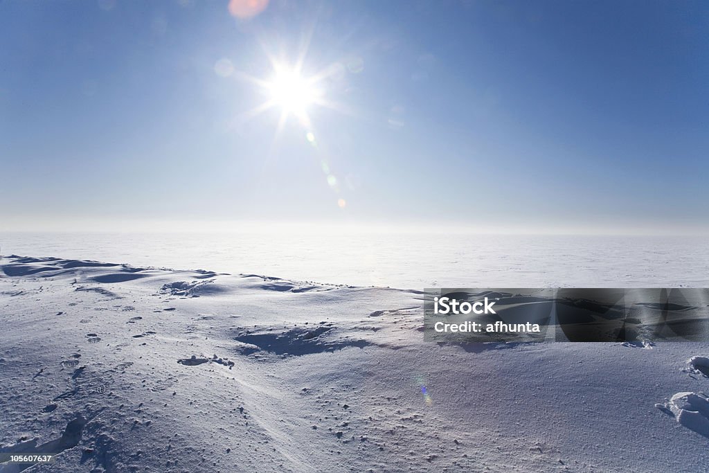 Deserto de gelo frio - Royalty-free Antártida Foto de stock