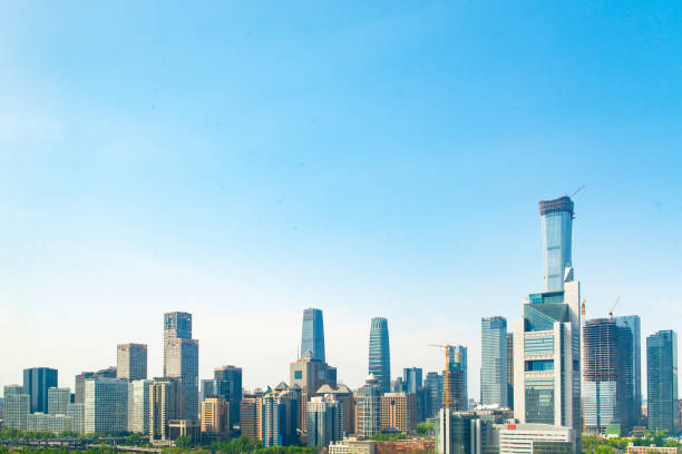 istock Sunny city of modern Beijing 1056135156