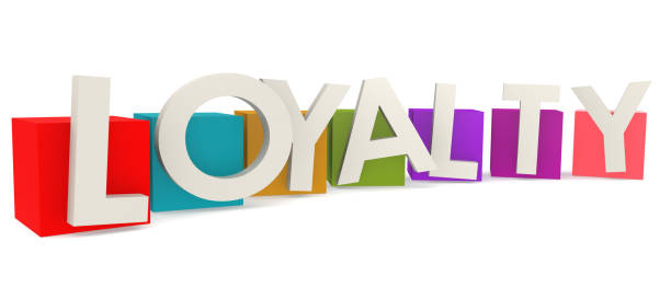 istock Colorful cubes with loyalty word 1056135188
