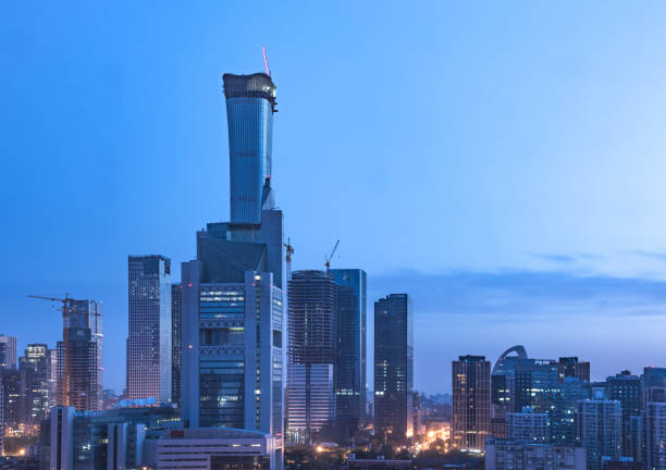 The city in the morning