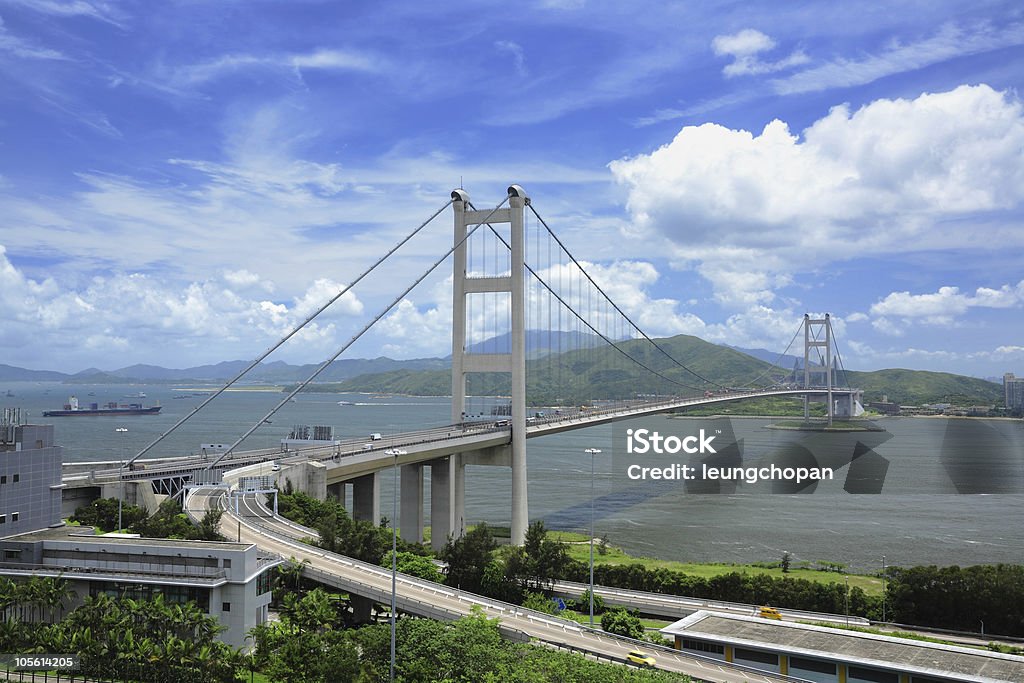 Ponte Tsing ma - Foto stock royalty-free di Hong Kong
