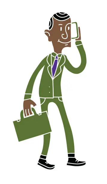 Vector illustration of Business Man