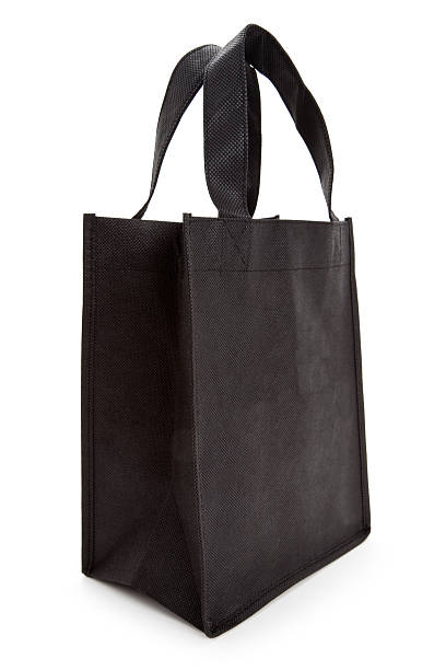 istock Black reusable shopping bag 105615002