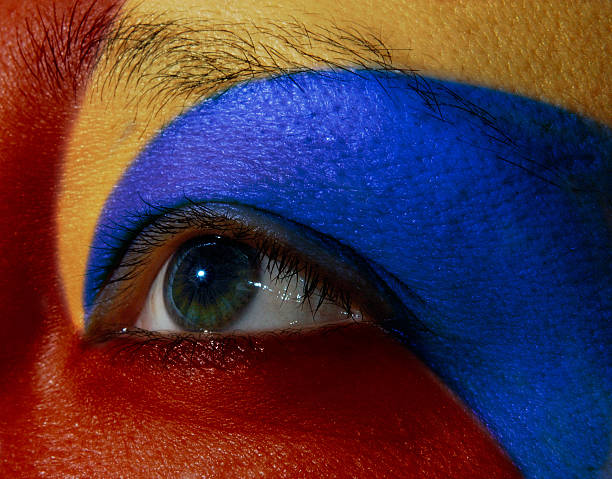 istock Colorful female eye macro 105615844