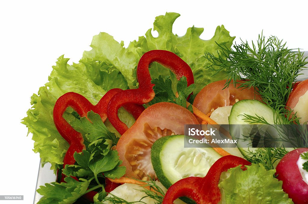Sano cibo vegetariano verdura colorata isolato sfondo - Foto stock royalty-free di Alimentazione non salutare