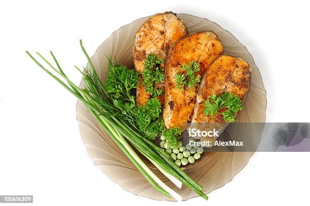 Foto de Delicioso Salmão Frito e mais fotos de stock de Peixe - Peixe, Alimentação Saudável, Antepasto