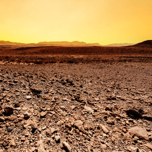 istock Fantastic sunrise in the desert. 1056165788