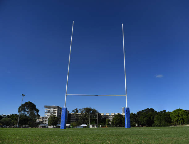 campo da rugby - rugby ball sports league sport foto e immagini stock