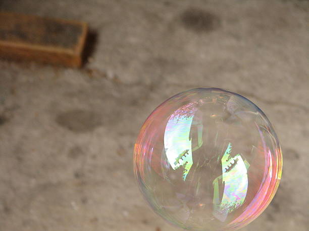 Floating bubble 1 stock photo