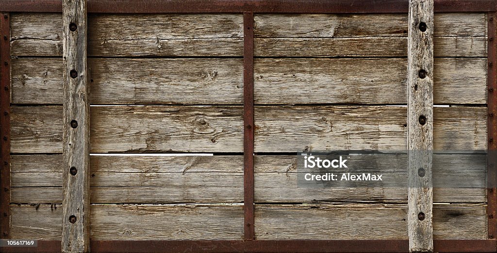 Textura de tábuas de caixa de madeira - Royalty-free Antigo Foto de stock