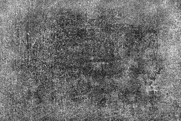 istock Texture of black scratches, cracks, scuffs, chips on white background 1056177094