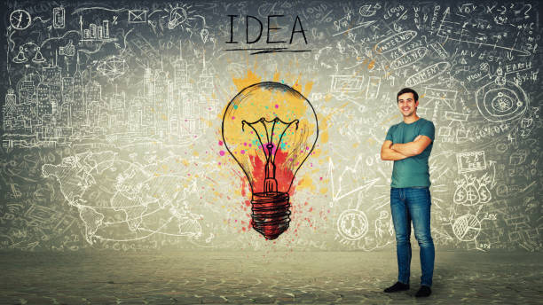 istock Uniqueness of the idea and genius concept 1056181520
