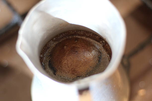 istock Delicious fragrant fresh coffee in turkey 1056186682