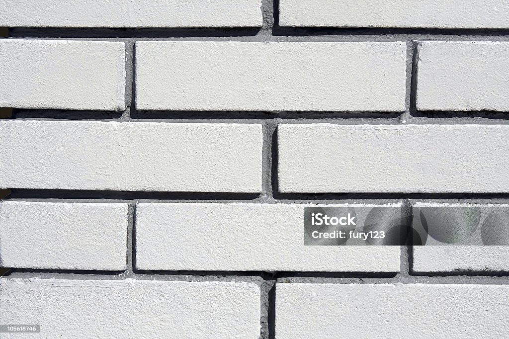 Bianco mattoni texture - Foto stock royalty-free di A forma di blocco
