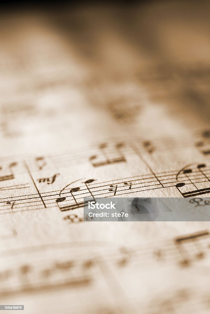 楽譜でセピア調 - ルードヴィッヒ ヴァン ベートーヴェンのロイヤリティフリーストックフォト