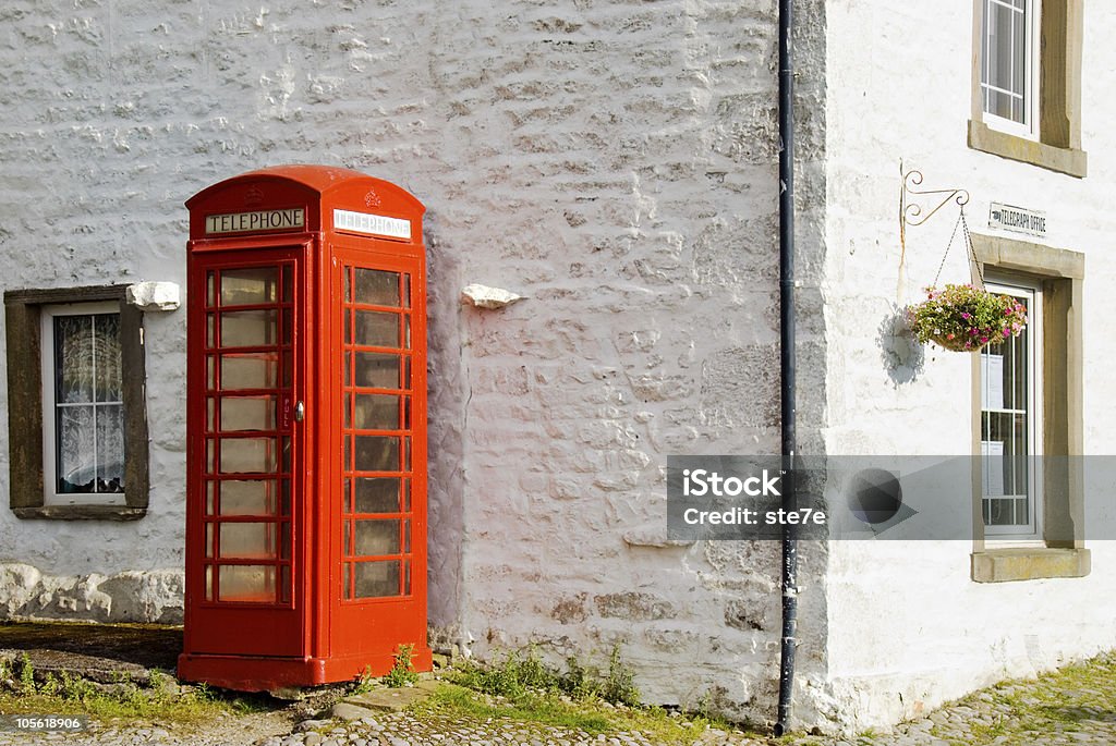 British phonebox and telegraph office  Box - Container Stock Photo