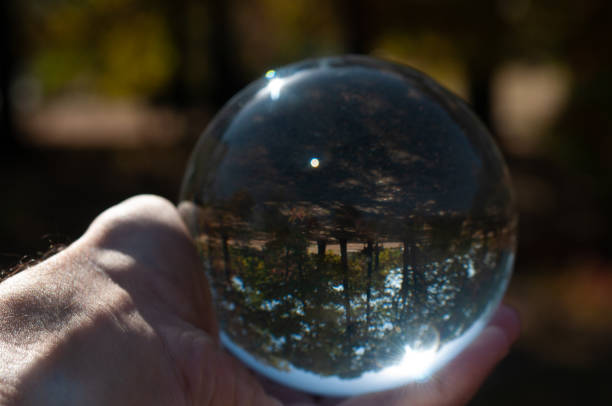 istock Closeup of a glass ball 1056196182