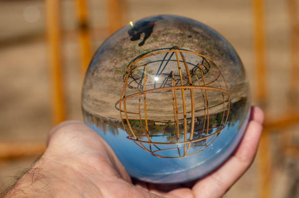 istock Closeup of a glass ball 1056196290