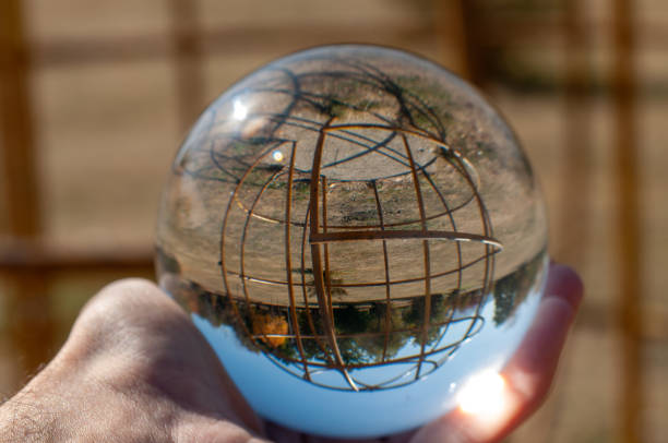 istock Closeup of a glass ball 1056196318
