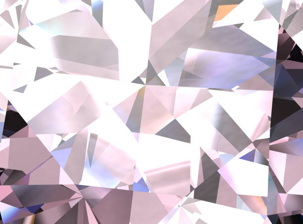 istock Realistic diamond texture close up, 3D illustration. 1056198620