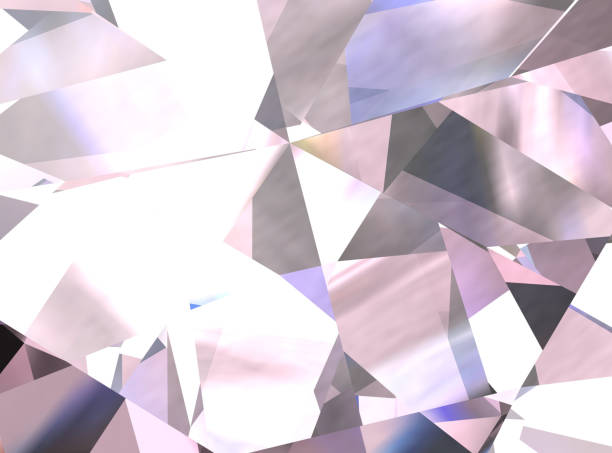 istock Realistic diamond texture close up, 3D illustration. 1056198676
