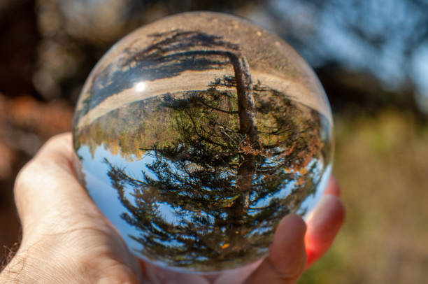 istock Closeup of a glass ball 1056199970
