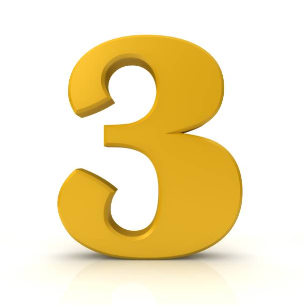 istock number 3 three 3d gold sign symbol icon graphic isolated on white background 1056210702