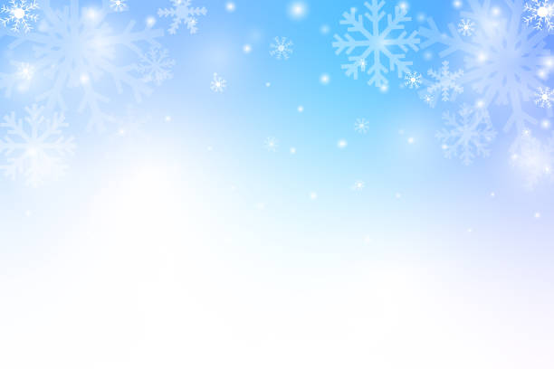 chritmas 休日お祝いテーマ カラフルな青 gredient 雪のフレークと抽象的な背景の冬の季節。 - christmas backgrounds glitter star shape点のイラスト素材／クリップアート素材／マンガ素材／アイコン素材