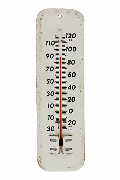 vintage termómetro - foto de stock
