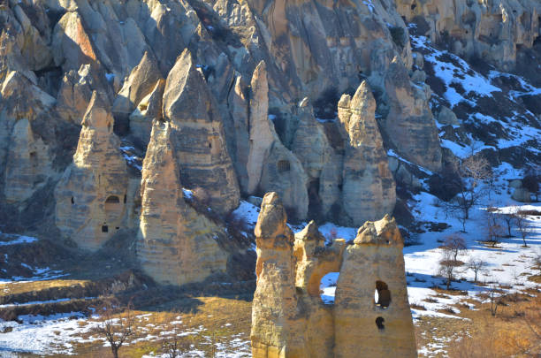 Cappadocia, fairy chimneys Cappadocia, fairy chimneys renkli fotoğraf stock pictures, royalty-free photos & images