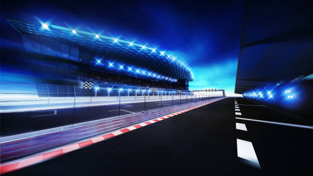 istock racetrack finish area with box line and main tribune 1056229136