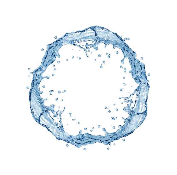 istock water splash isolated on white background with clipping path 1056232370