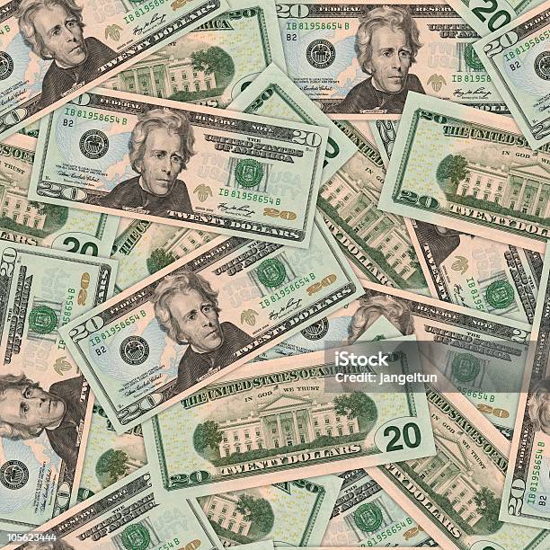 20 Dólares Estadounidenses Background Seamless Foto de stock y más banco de imágenes de Billete de banco - Billete de banco, Billete de dólar estadounidense, Billete de veinte dólares estadounidense