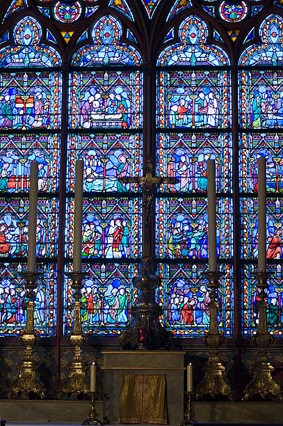 istock Stained glass window 105623554