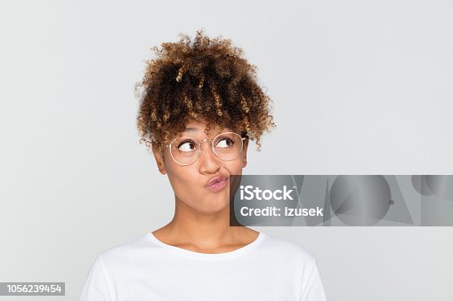 istock African woman making at decision 1056239454
