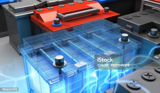 Battery Stock Photo - Download Image Now - Battery, Lead, Acid