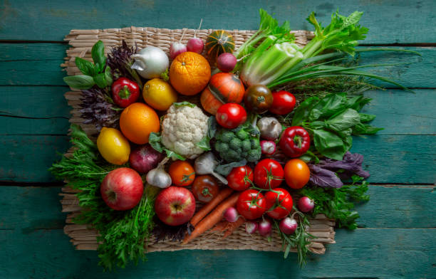 istock Autumn still life. Vegetables, fruits, herbs. 1056242674