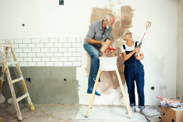 istock Couple remodeling their home 1056244062
