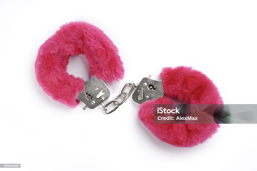 Romantic Cuffs  Handcuffs Stock Photo