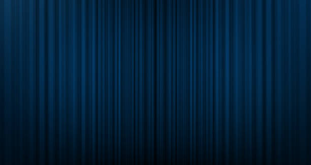 Vector blue curtain background with Stage light,modern style. vector art illustration