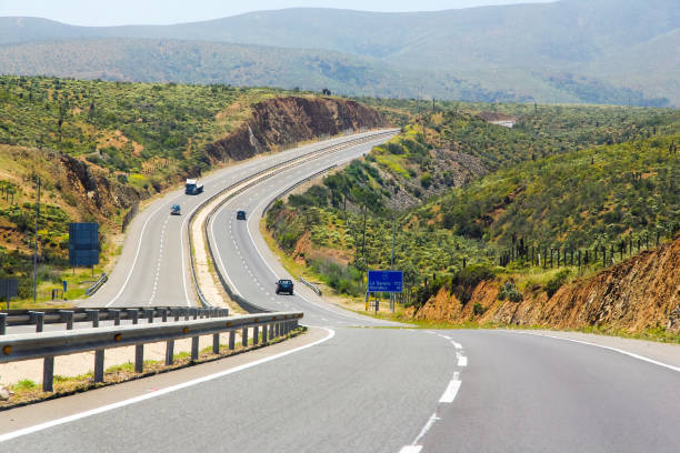 autostrada panamericana - highway road street twisted foto e immagini stock