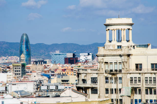 istock The Barcelona Beautiful Skyline 1056251706