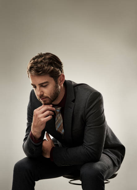 istock He's got a lot on his mind 1056251964